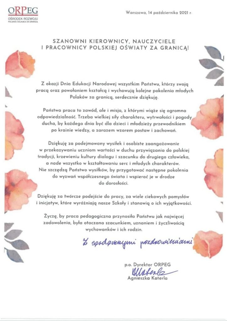 Dzień Edukacji Narodowej