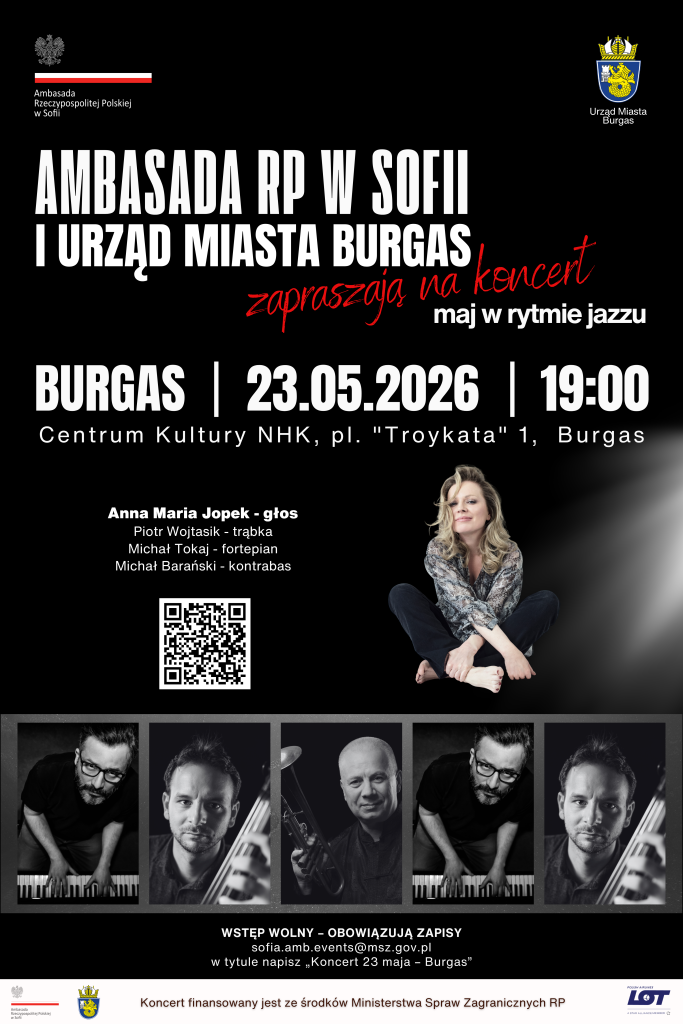 Zaproszenie na koncert w Burgas
